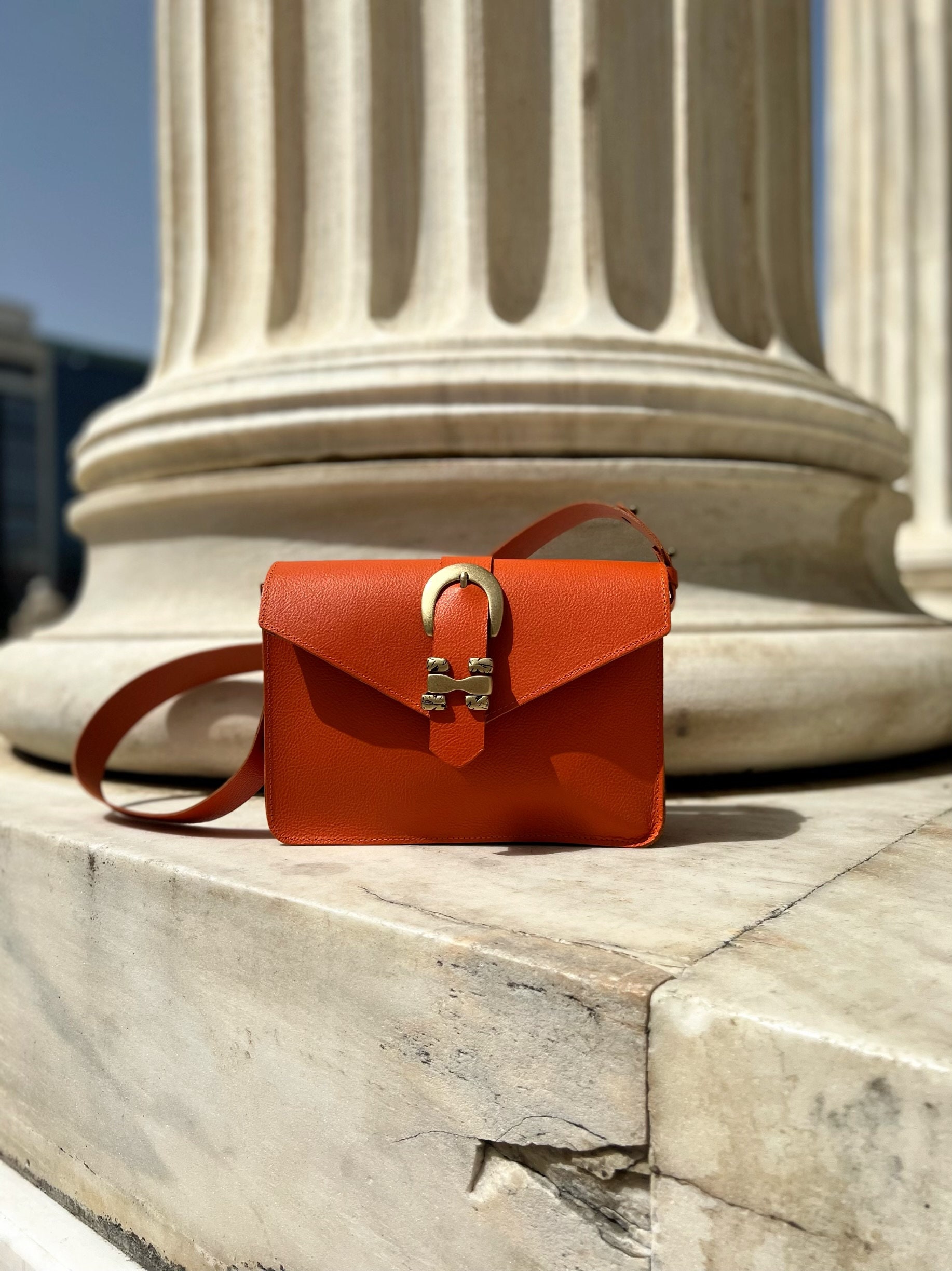 Women Leather Shoulder Bag Crossbody Purse Full Grain